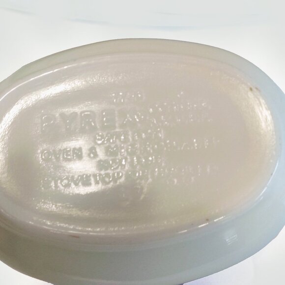 Vintage Pyrex "OLD TOWN BLUE" Onion Gravy Boat-No Underplate-77-B - Picture 9 of 9